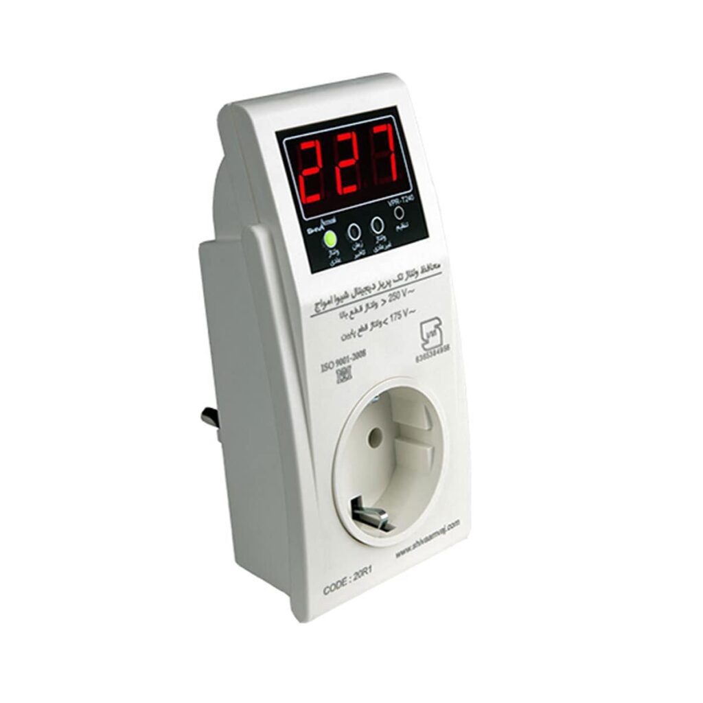 محافظ تک پریز یخچالی میکروپروسسوری 10 آمپر شیوا امواج