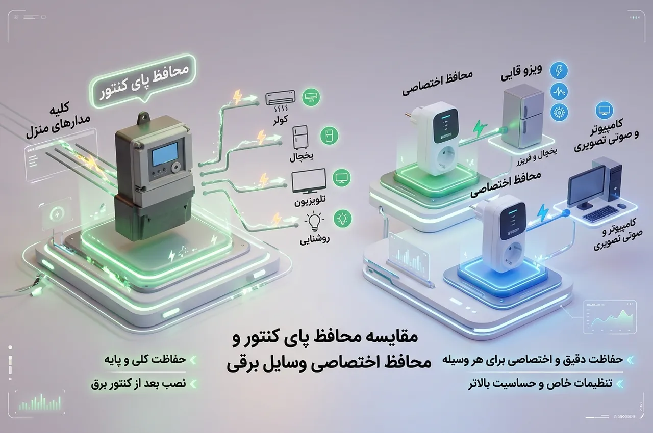 محافظ اختصاصی وسایل برقی چه تفاوتی دارد؟