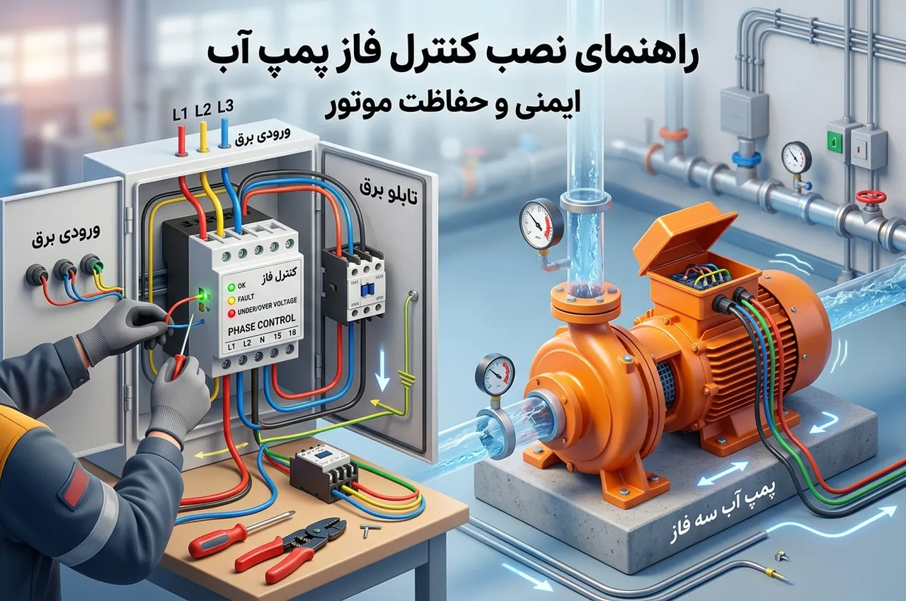 کنترل فاز چیست و چرا برای موتور سه‌فاز اهمیت دارد؟