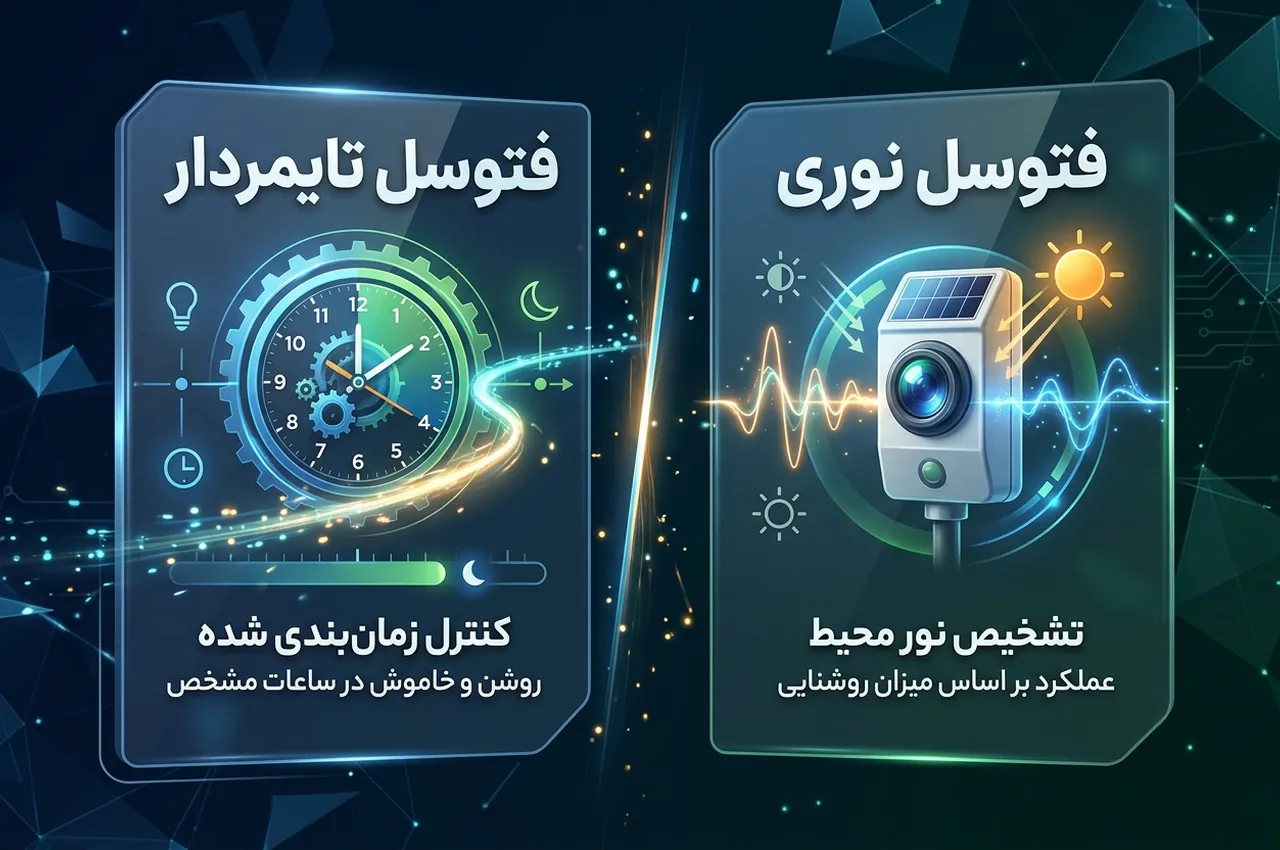 مقایسه فتوسل تایمردار و فتوسل نوری