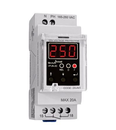 Shiva Amvaj Digital Single-Phase Voltage Protector محافظ ولتاژ تک فاز دیجیتال شیوا امواج