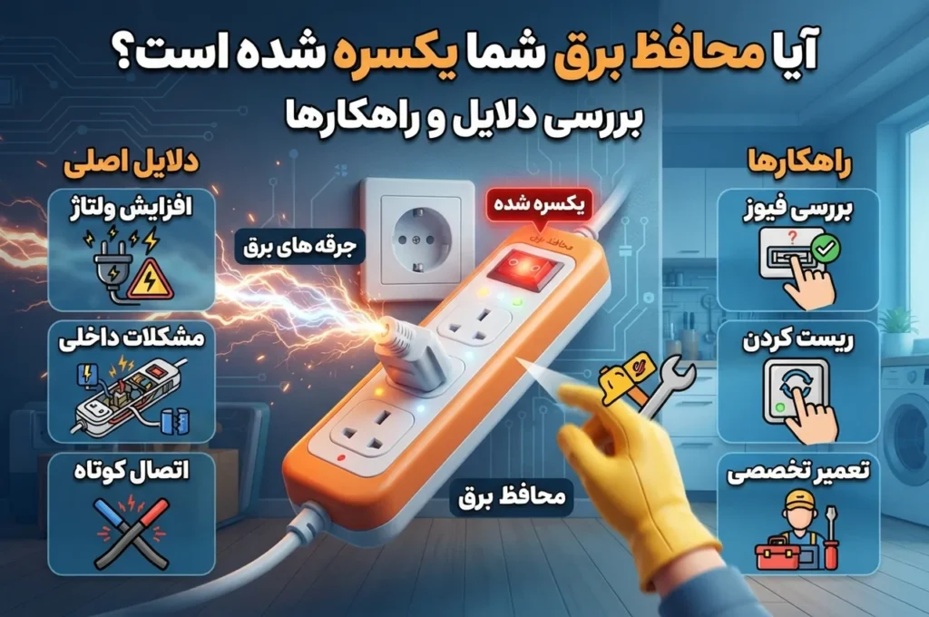 علت یکسره شدن محافظ برق چیست