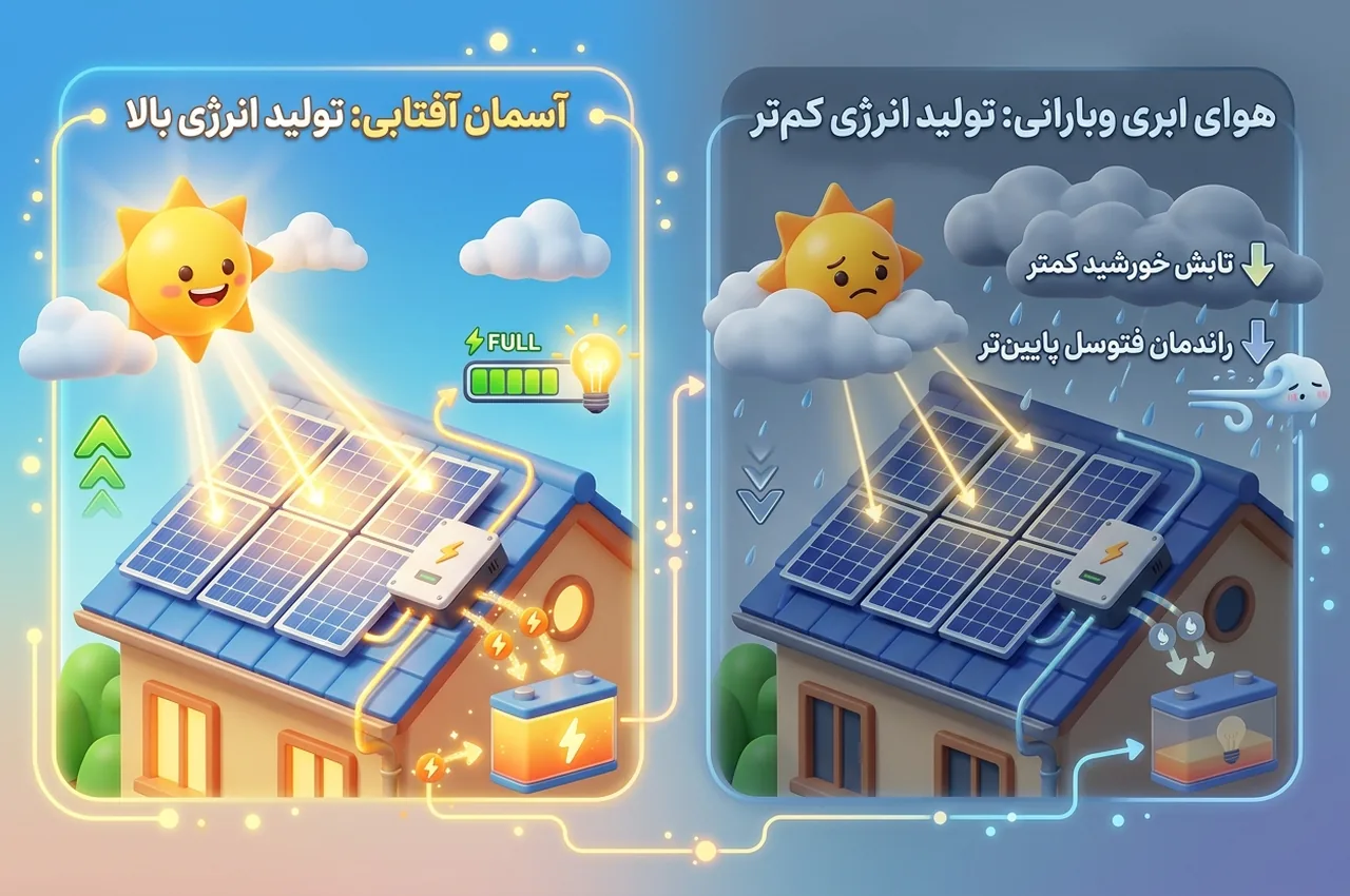 چرا فتوسل در روزهای ابری زودتر چراغ را روشن می‌کند؟