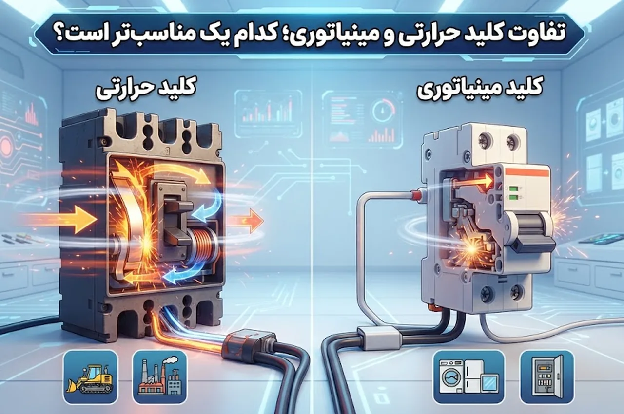 تفاوت کلید حرارتی و مینیاتوری