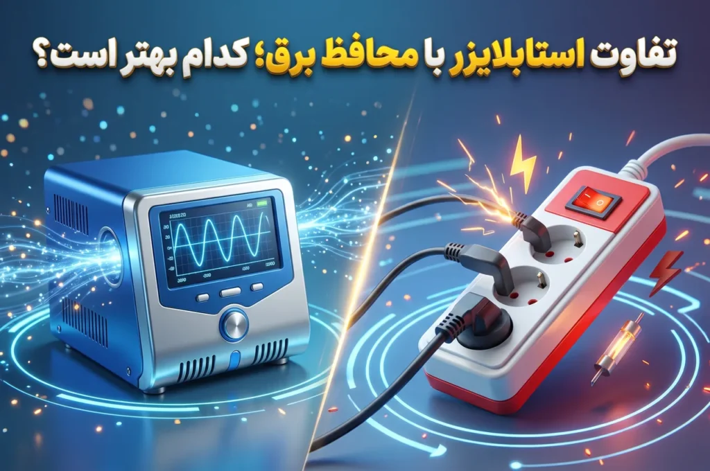 تفاوت استابلایزر با محافظ برق
