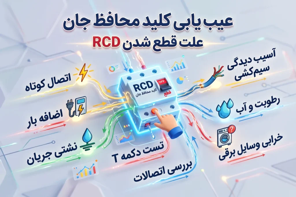 عیب یابی کلید محافظ جان